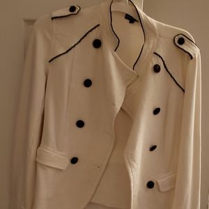 Military style button up jacket